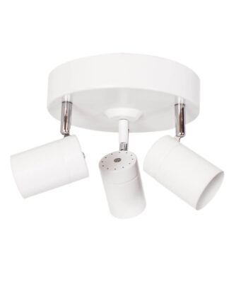 Correct rondell 3-lys hvit