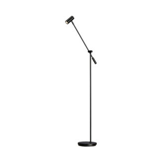 Cato gulvlampe LED mattsvart dimbar