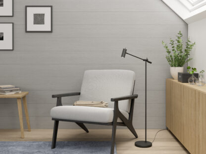 Cato gulvlampe LED mattsvart dimbar - Bilde 2