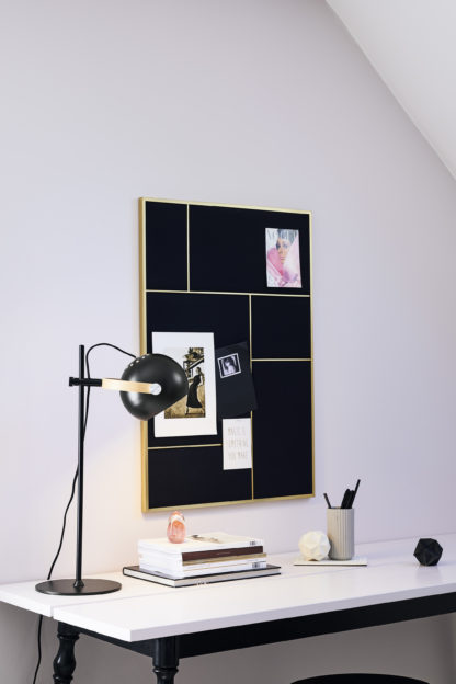 DC bordlampe sort