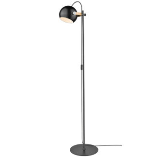DC gulvlampe 1L sort