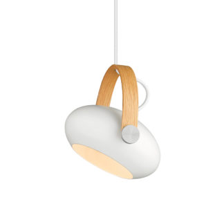 DC pendel Ø18cm hvit