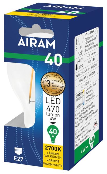 LED Classic FLM 4W E27