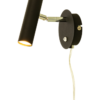 Artic vegglampe svart m/dimmer