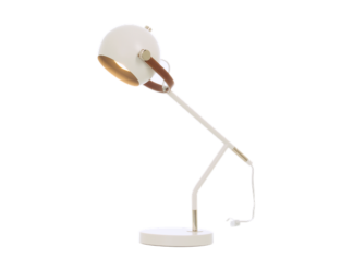 Bow bordlampe hvit