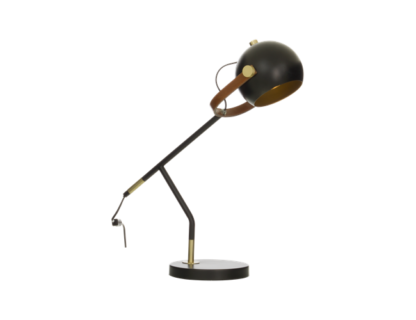 Bow bordlampe sort