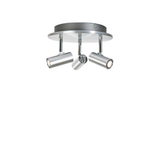 Cato 3 rondell LED aluminium dimbar