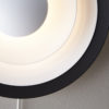 Diablo vegglampe sort/rød Ø30