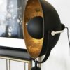Captain mini gulvlampe sort/gull