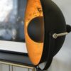 Captain mini gulvlampe sort/gull
