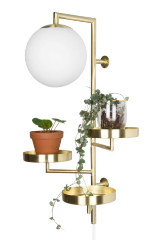 Astoria vegglampe messing