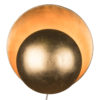 Orbit vegglampe messing