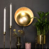 Orbit vegglampe messing