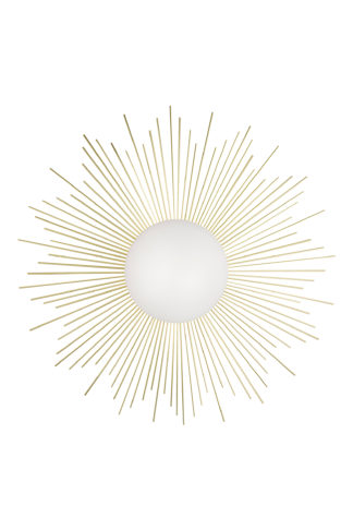 Soleil plafond/vegg messing