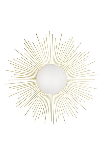 Soleil plafond/vegg messing