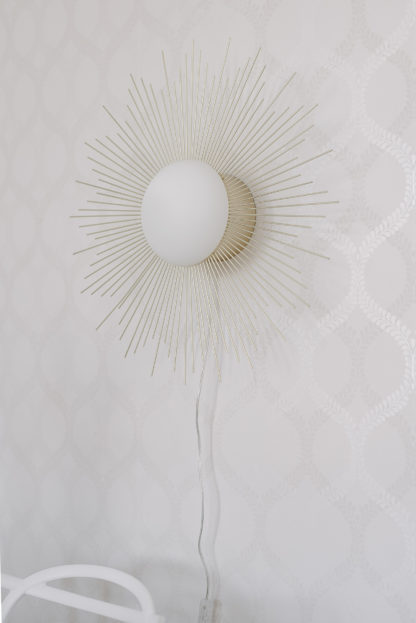 Soleil plafond/vegg messing