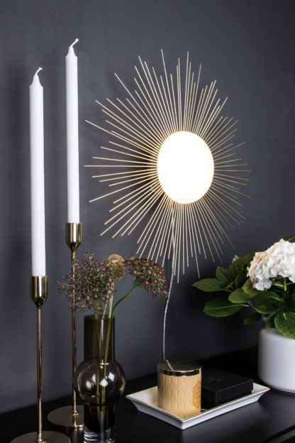 Soleil plafond/vegg messing