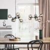 Atom pendel røk/sort