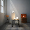 Ohm bordlampe 100/130 hvit/opal IP20