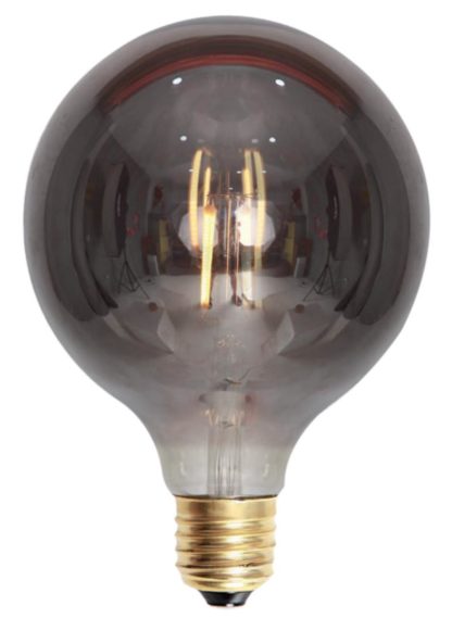 Edison LED globe 95mm smoke