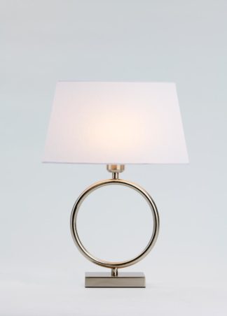 Riva-1 bordlampe stål m/skjerm