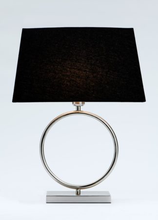 Riva-2 bordlampe stål m/skjerm