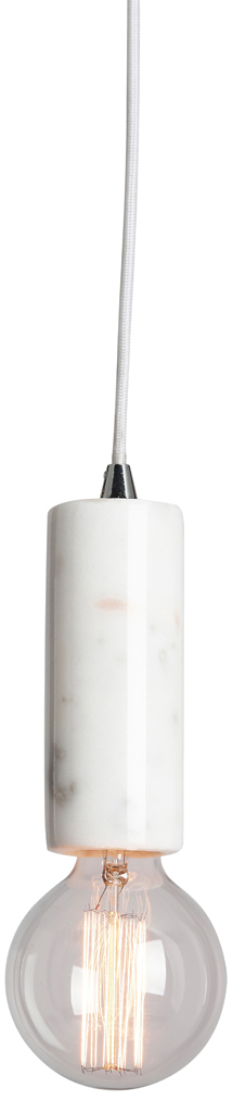 Marble pendel hvit