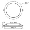 Cio 12W 500lm Ø16,4 dimbar - Bilde 3