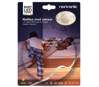 Nattlys-kit m/sensor