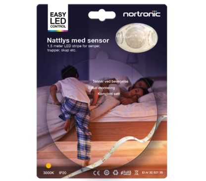 Nattlys-kit m/sensor