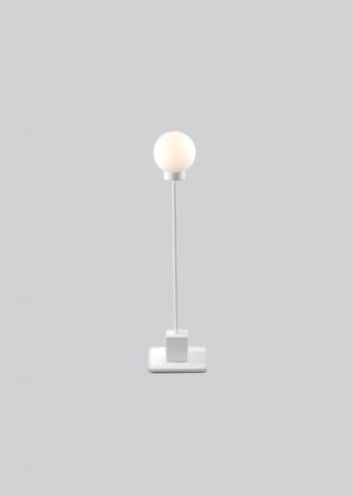 Snowball bordlampe hvit