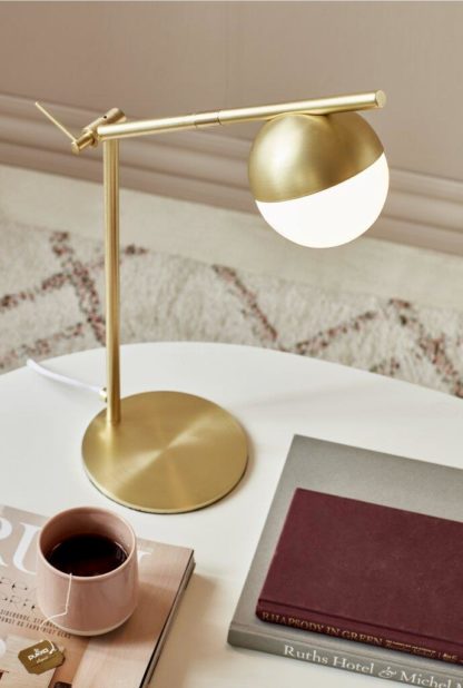 Contina bordlampe messing