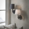 Columbus vegglampe råmessing u/skjerm