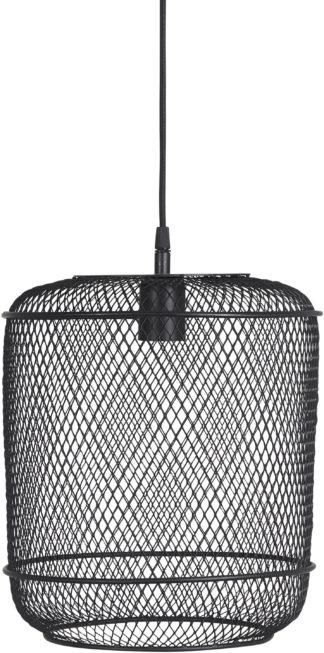 Grid pendel sort Ø27cm