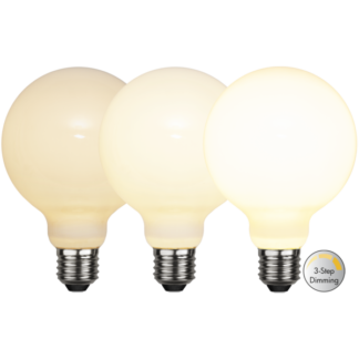 Star illumination LED E27 globe 7,5W 3-step dim