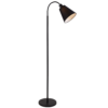 Connie-1 gulvlampe helsort u/skjerm