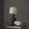 Alma bordlampe sortbrun H48cm u/skjerm - Bilde 2