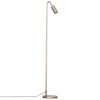 Curve gulvlampe gull