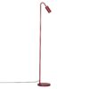 Curve gulvlampe rød