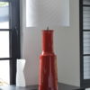 Palma bordlampe glossy red u/skjerm - Bilde 2