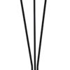 Tripod gulvlampe sort u/skjermer
