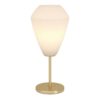 Caprarola bordlampe satengfarget glass/messing