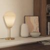 Caprarola bordlampe satengfarget glass/messing - Bilde 2