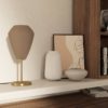 Caprarola bordlampe satengfarget glass/messing - Bilde 3