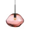 Crystal Stone 350mm pendel morgenrød m/svart oppheng
