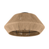 Alderney taklampe svart/natur