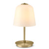Room 49 batteri bordlampe Ø15 opal/antique brass IP54