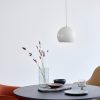 Ball pendant 18cm matt white - Bilde 6