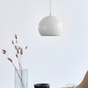 Ball pendant 18cm matt white - Bilde 2