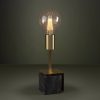 Carmita bordlampe messing/svart marmor - Bilde 2